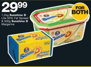 Sunshine D Lite 50% Fat Spread 1.2Kg & 500g Margarine