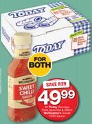 30 Today Sausage Rolls Assorted & 500ml Wellington's Sweet Chilli Sauce