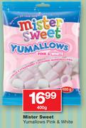 Mister Sweet Yumallows Pink & White-400g