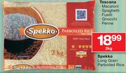 Spekko Long Grain Parboiled Rice-2Kg