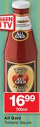 All Gold Tomato Sauce-700ml