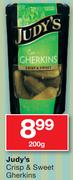 Judy's Crisp & Sweet Gherkins-200g