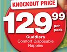 Cuddlers Comfort Disposable Nappies-Per pack