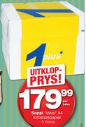 Sappi 1 Plus A4 Fotostaatpapier 5 Rieme-Per Boks