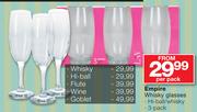 Empire Wine Glasses-Per 3 Pack