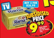Rama Spread For Bread 40% Fat Spread-3x500g