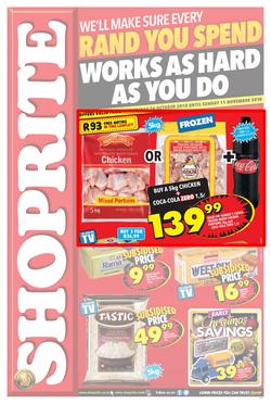 Shoprite Gauteng, Mpumalanga, Limpopo & North West : Hustle Promotion (24 Oct - 11 Nov 2018), page 1