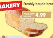 Instore Freshly Baked Brown Bread-600g