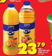Take 5 100% Fruit Juice Blend-1.5Ltr Each
