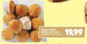 Freshly Baked Queen Cup Cakes-10 Per Pack