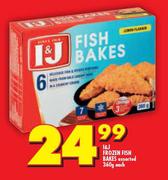 I&J Frozen Fish Bakes-360g Each