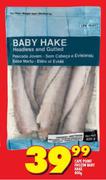 Cape Point Frozen Baby Hake-800g