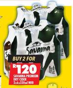 Savanna Dry Cider-2x6x330ml NRB
