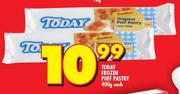 Today Frozen Puff Pastry-400g Each