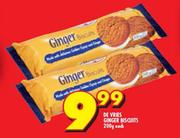 De Vries Ginger Biscuits-200g Each
