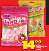 Baxtons Strawberry Creams/Apricots-200g Each