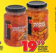 Peppadew Mild/Hot Vegetable Mango Atchar-400g Each