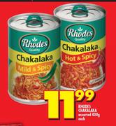 Rhodes Chakalaka-400g Each