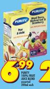 Purity 100% Fruit Juice Blend-200ml Each