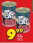 Top Cat Cat Food-425g Each
