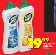 Handy Andy Cream All Purpose Cleaner Assorted-750ml Each