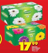 Twinsaver White/ Rainbow Facial Tissues-180 Per Pack