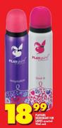 Playboy Deodorant For Ladies-90ml Each