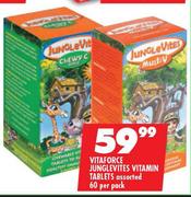 Vitaforce Junglevites Vitamin Tablets-60 Per Pack