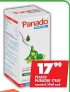 Panado Paediatric Syrup-50ml Each