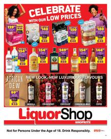 Shoprite Liquor Gauteng, Mpumalanga, North West & Limpopo : Celebrate With Our Low Prices (22 September - 8 October 2023)