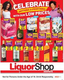 Shoprite Liquor Gauteng, Mpumalanga, North West & Limpopo : Celebrate Anything & Everything (24 July - 11 August 2024)