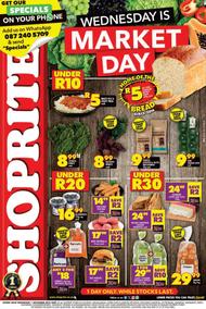 Shoprite Gauteng, Mpumalanga, North West & Limpopo : Wednesday Is Market Day (1 November 2023 Only)