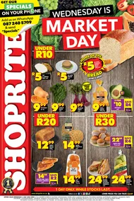 Shoprite Gauteng, Mpumalanga, North West & Limpopo : Wednesday Is Market Day (3 July 2024 Only)