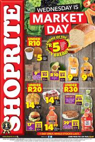 Shoprite Gauteng, Mpumalanga, North West & Limpopo : Wednesday Is Market Day (4 May 2022 Only)