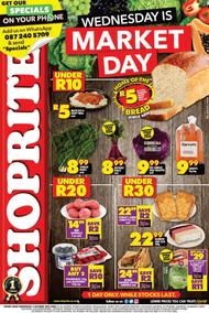 Shoprite Gauteng, Mpumalanga, North West & Limpopo : Wednesday Is Market Day (4 October 2023 Only)