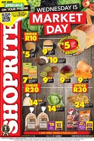 Shoprite Gauteng, Mpumalanga, North West & Limpopo : Wednesday Is Market Day (05 February 2025 Only)