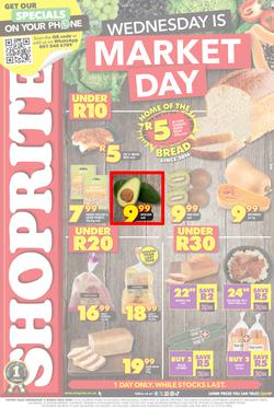 Shoprite Gauteng, Mpumalanga, North West & Limpopo : Wednesday Is Market Day (05 March 2025 Only), page 1