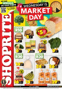 Shoprite Gauteng, Mpumalanga, North West & Limpopo : Wednesday Is Market Day (06 August 2025 Only)