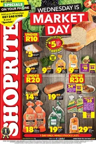 Shoprite Gauteng, Mpumalanga, North West & Limpopo : Wednesday Is Market Day (8 May 2024 Only)