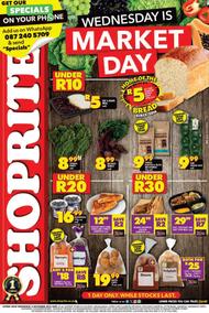 Shoprite Gauteng, Mpumalanga, North West & Limpopo : Wednesday Is Market Day (8 November 2023 Only)