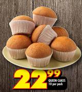 Queen Cakes 10 Per Pack