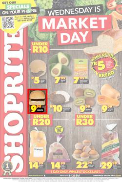 Shoprite Gauteng, Mpumalanga, North West & Limpopo : Wednesday Is Market Day (09 April 2025 Only), page 1