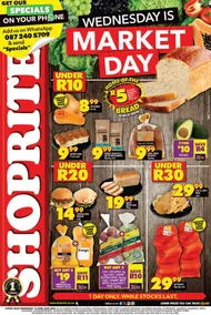Shoprite Gauteng, Mpumalanga, North West & Limpopo : Wednesday Is Market Day (10 April 2024 Only)
