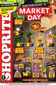 Shoprite Gauteng, Mpumalanga, North West & Limpopo : Wednesday Is Market Day (11 October 2023 Only)