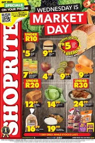 Shoprite Gauteng, Mpumalanga, North West & Limpopo : Wednesday Is Market Day (12 February 2025 Only)