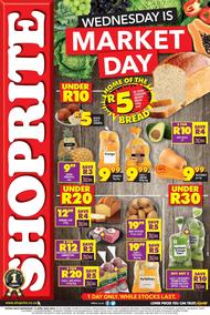 Shoprite Gauteng, Mpumalanga, North West & Limpopo : Wednesday Is Market Day (13 April 2022 Only)