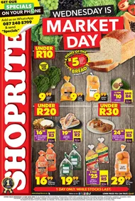 Shoprite Gauteng, Mpumalanga, North West & Limpopo : Wednesday Is Market Day (15 May 2024 Only)