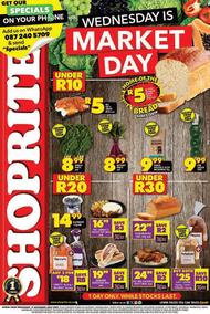 Shoprite Gauteng, Mpumalanga, North West & Limpopo : Wednesday Is Market Day (15 November 2023 Only)