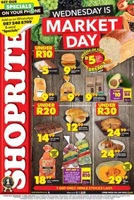 Shoprite Gauteng, Mpumalanga, North West & Limpopo : Wednesday Is Market Day (17 April 2024 Only)