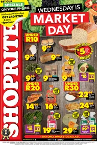 Shoprite Gauteng, Mpumalanga, North West & Limpopo : Wednesday Is Market Day (17 July 2024 Only)